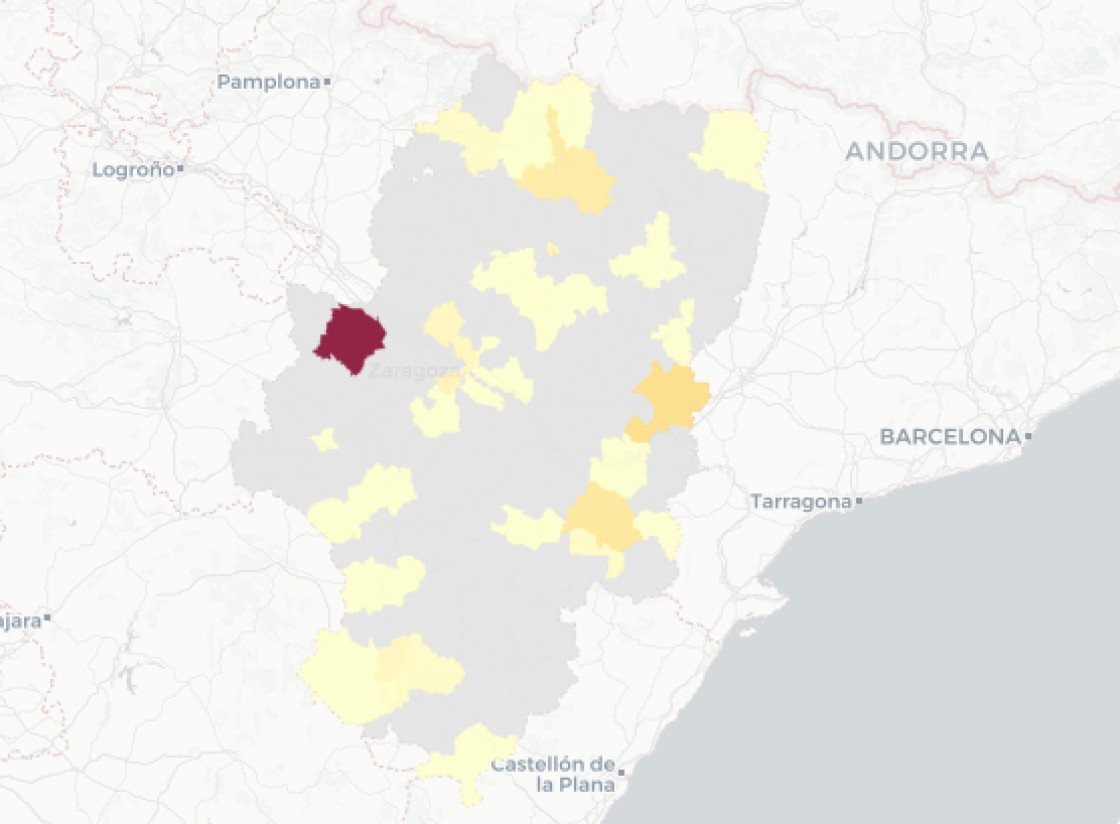 Teruel notifica 19 contagios con la zona de salud de Alcañiz a la cabeza con 7 positivos