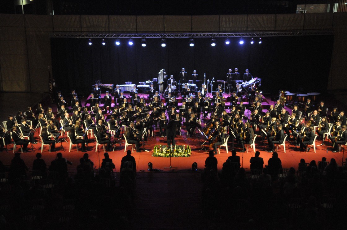 El público se reencuentra con la Banda de Música de Teruel veintiún meses después
