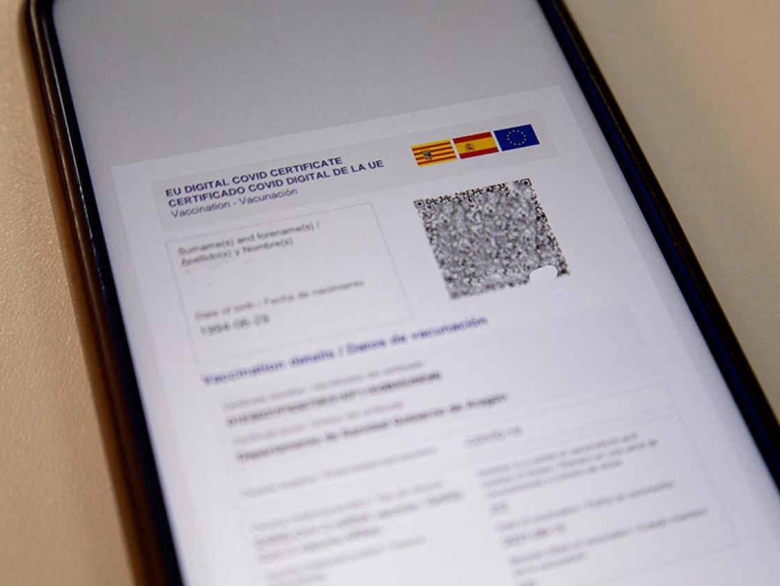 La Fiscalía propone al TSJA suspender la Orden que regula la exigencia del pasaporte covid en Aragón