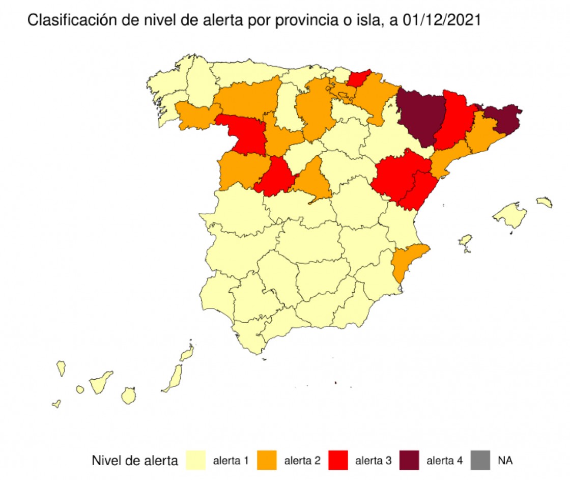 Teruel está en riesgo alto y es la provincia del país con la mayor ocupación de UCI