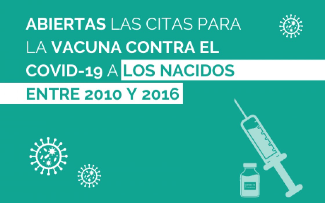 Sanidad abre las agendas de vacunación para los niños nacidos en los años 2015 y 2016