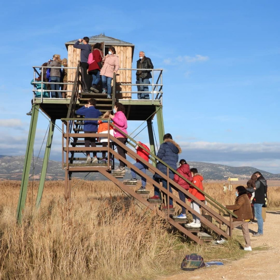 El centro de la laguna de Gallocanta registró 5.162 visitantes en 2021