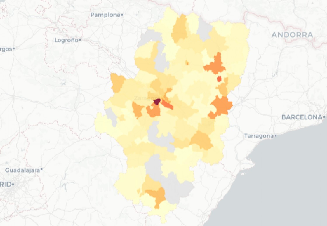 La provincia de Teruel registra un importante descenso de casos: notifica 187 contagios, 118 menos que hace una semana