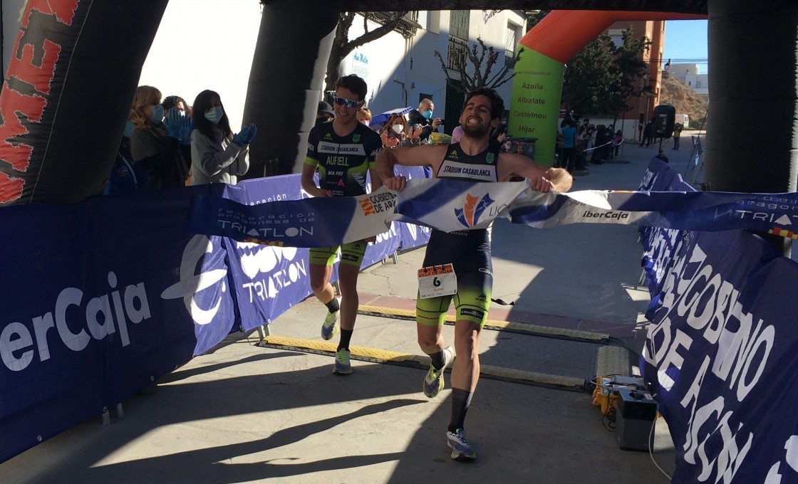 El Tragamillas Alcañiz sube  a todos los podios en el Duatlón Cros Híjar