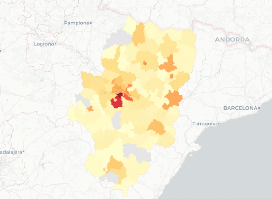 Importante descenso de casos de covid: Teruel notifica 222 contagios, 230 menos que hace una semana