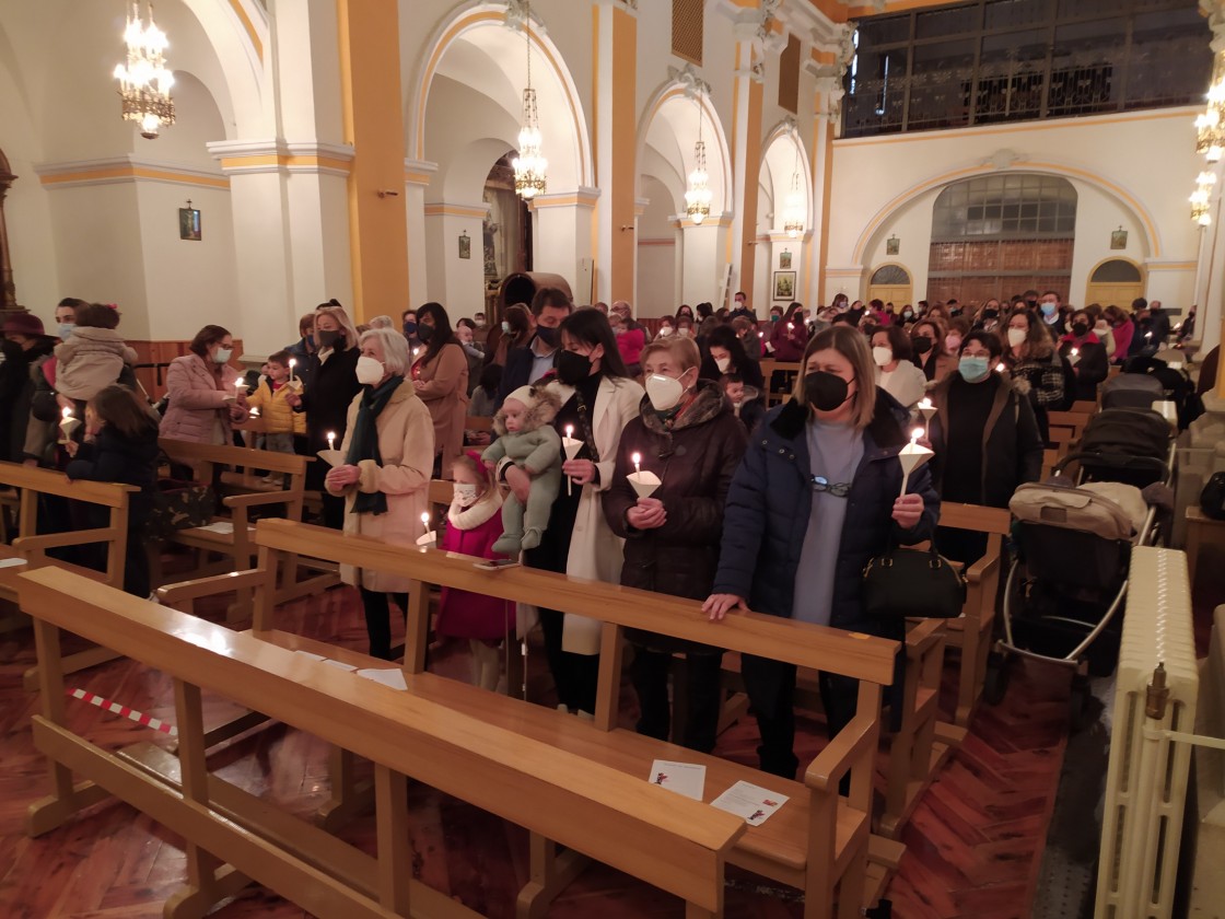 La celebración del Día de la Candelaria regresa a la iglesia de las Clarisas de Teruel