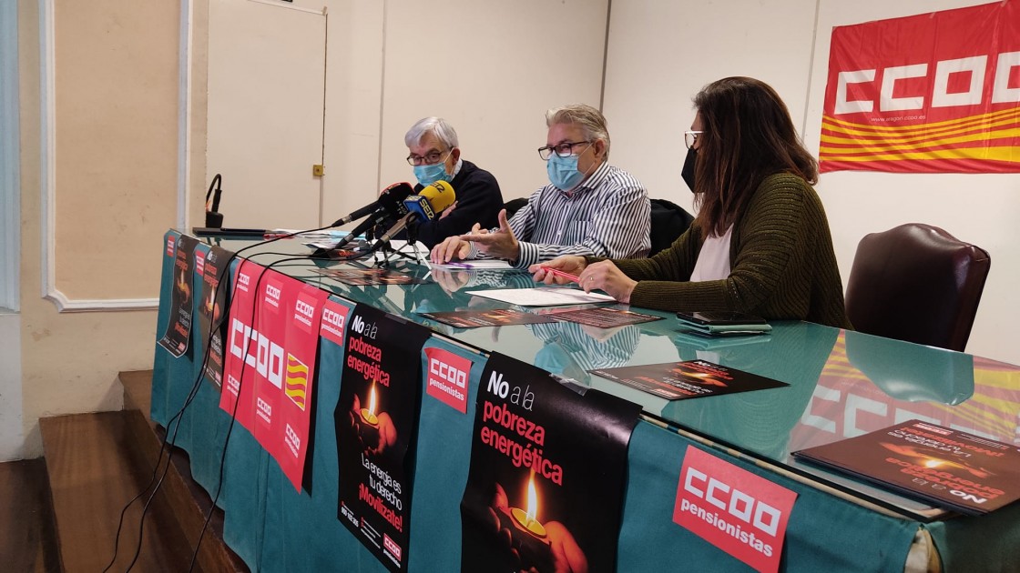 CCOO denuncia la pobreza energética y la exclusión bancaria que sufren los pensionistas