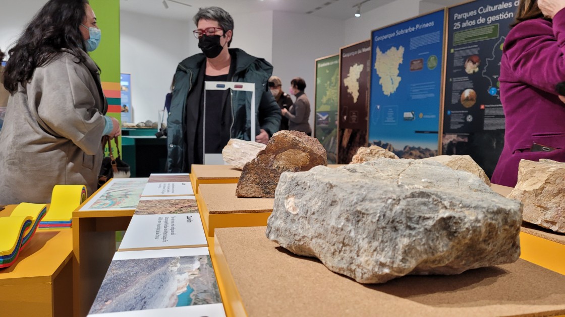 La exposición itinerante sobre el Geoparque del Maestrazgo se puede ver en el Museo de Ciencias Naturales de la UZ