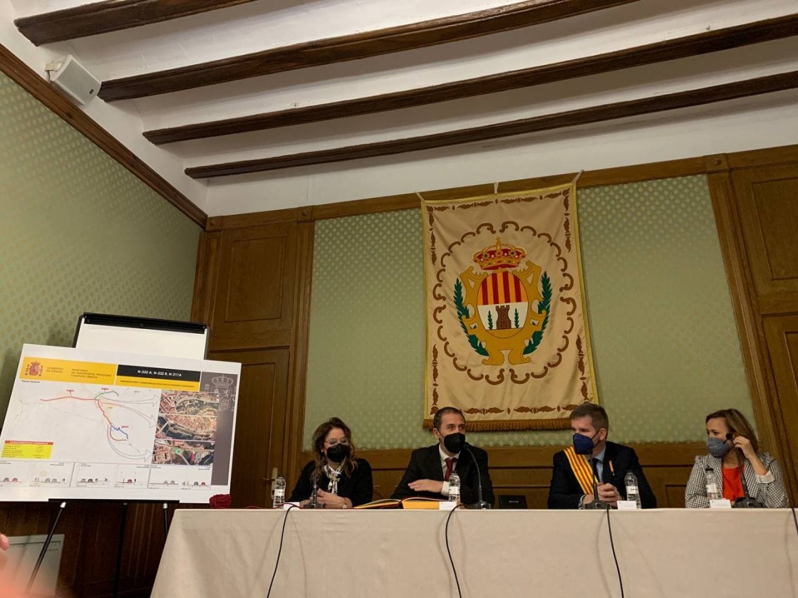 El Mitma invertirá 6,2 millones de euros en adecentar y hacer más accesibles al ciudadano las travesías de Alcañiz