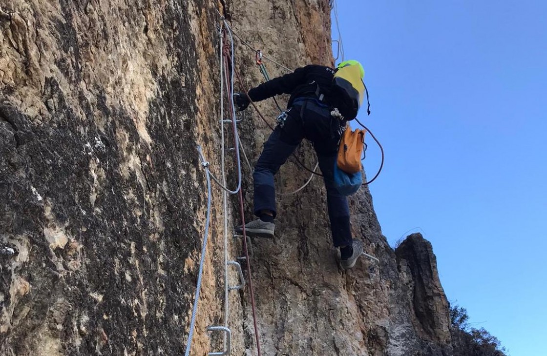 Libros apuesta por el turismo de aventura: abrirá la nueva vía ferrata, dos de escalada y cinco rutas BTT el 10 de marzo