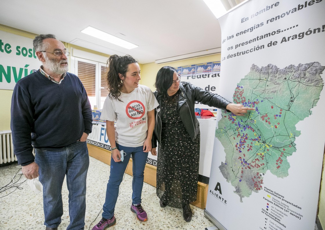 El grito por otro modelo de renovables tomará Zaragoza este domingo en una marcha convocada por Aliente