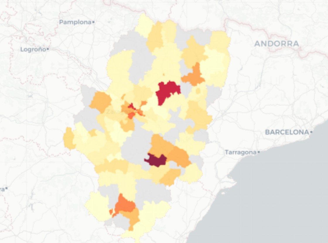 El centro de salud de Andorra, con 21 casos, el que más contagios ha comunicado de todo Aragón