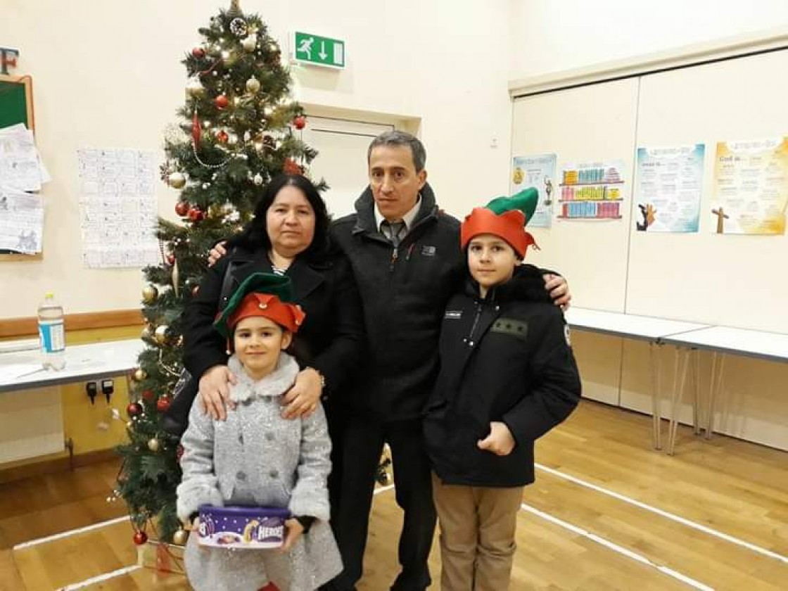 Oliete cierra el reto navideño con éxito: vendrá desde Inglaterra la familia Rendón-Oviedo