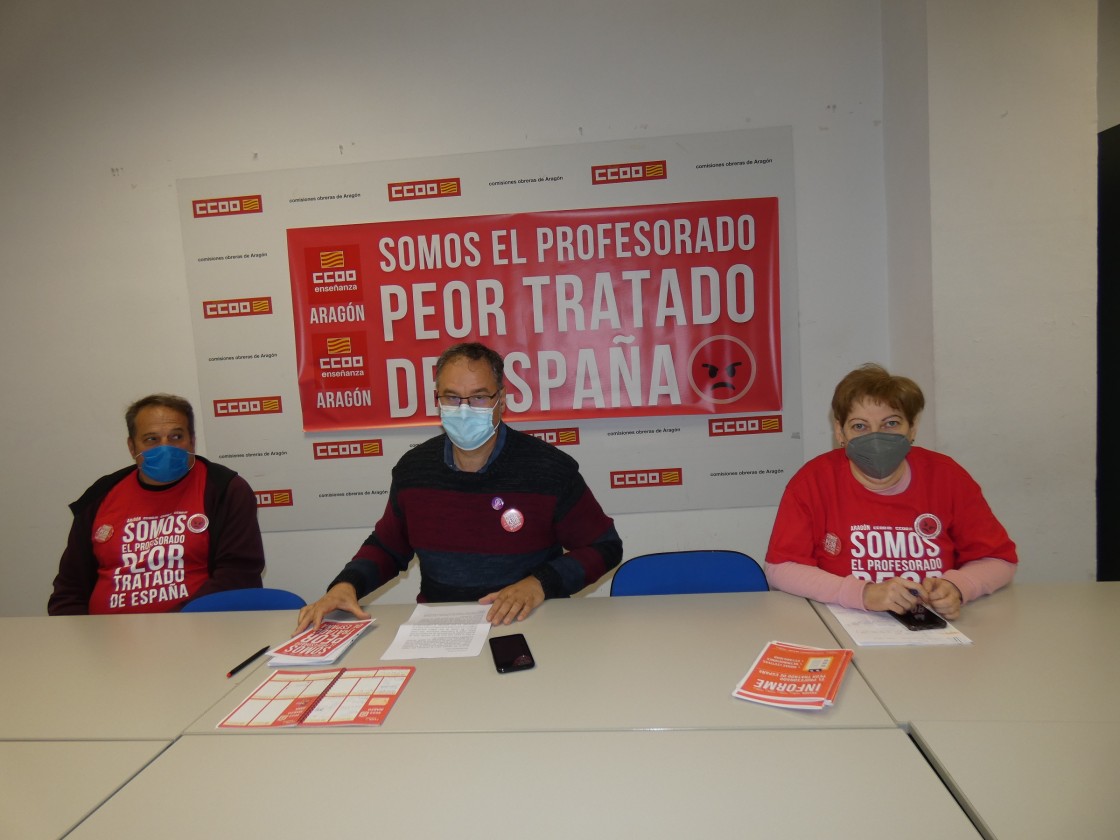 Comisiones Obreras denuncia la mayor inestabilidad de las plantillas de Educación en Teruel