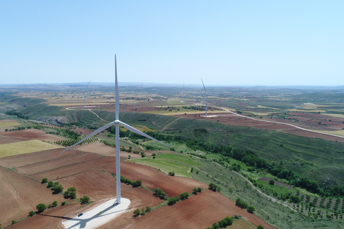 Proyectan cuatro plantas eólicas más en Alcañiz para suministrar electricidad a Barcelona