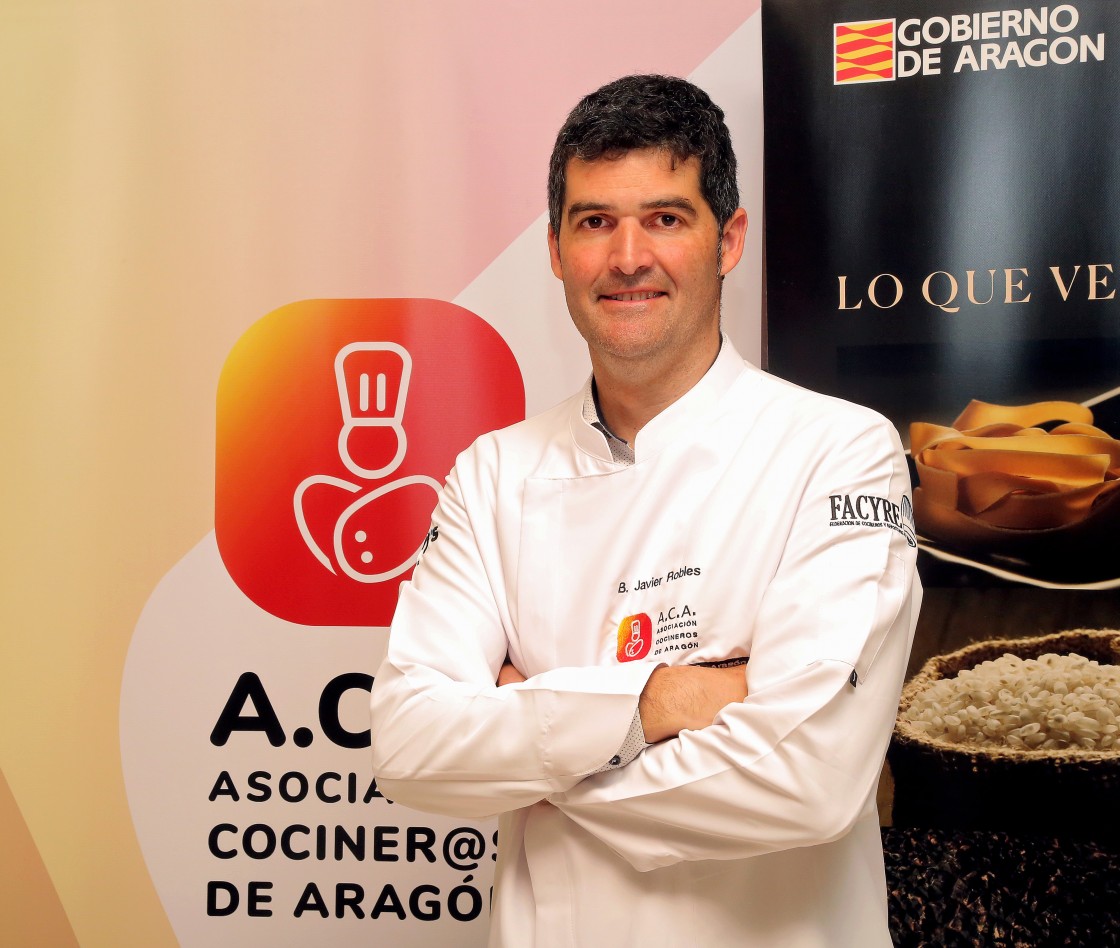 Javier Robles Granado, presidente de la Asociación de Cocineros de Aragón: 