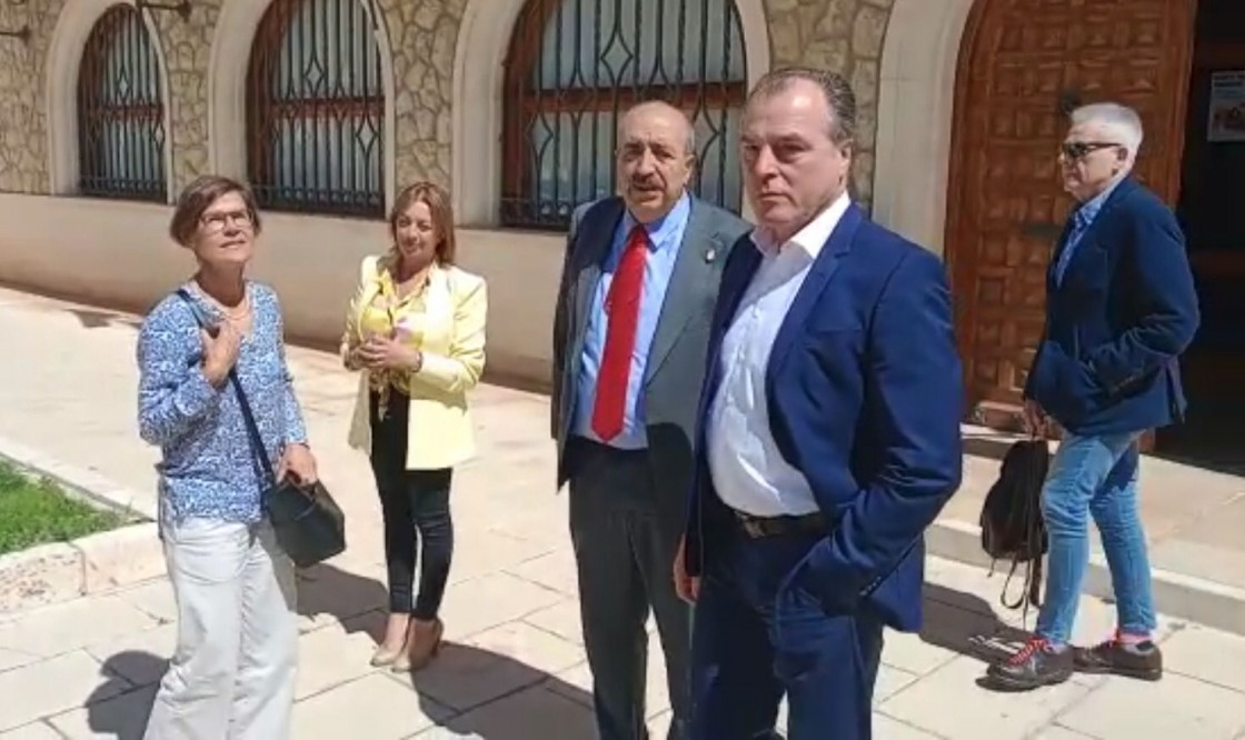 Clemens Tönnies, presidente de la mayor empresa cárnica de Europa, visita Calamocha para reiterar la firme voluntad de construir el matadero
