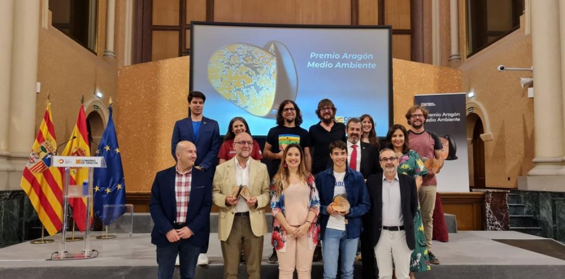 El turolense José Luis Simón recibe el Premio Aragón de Medio Ambiente 2022