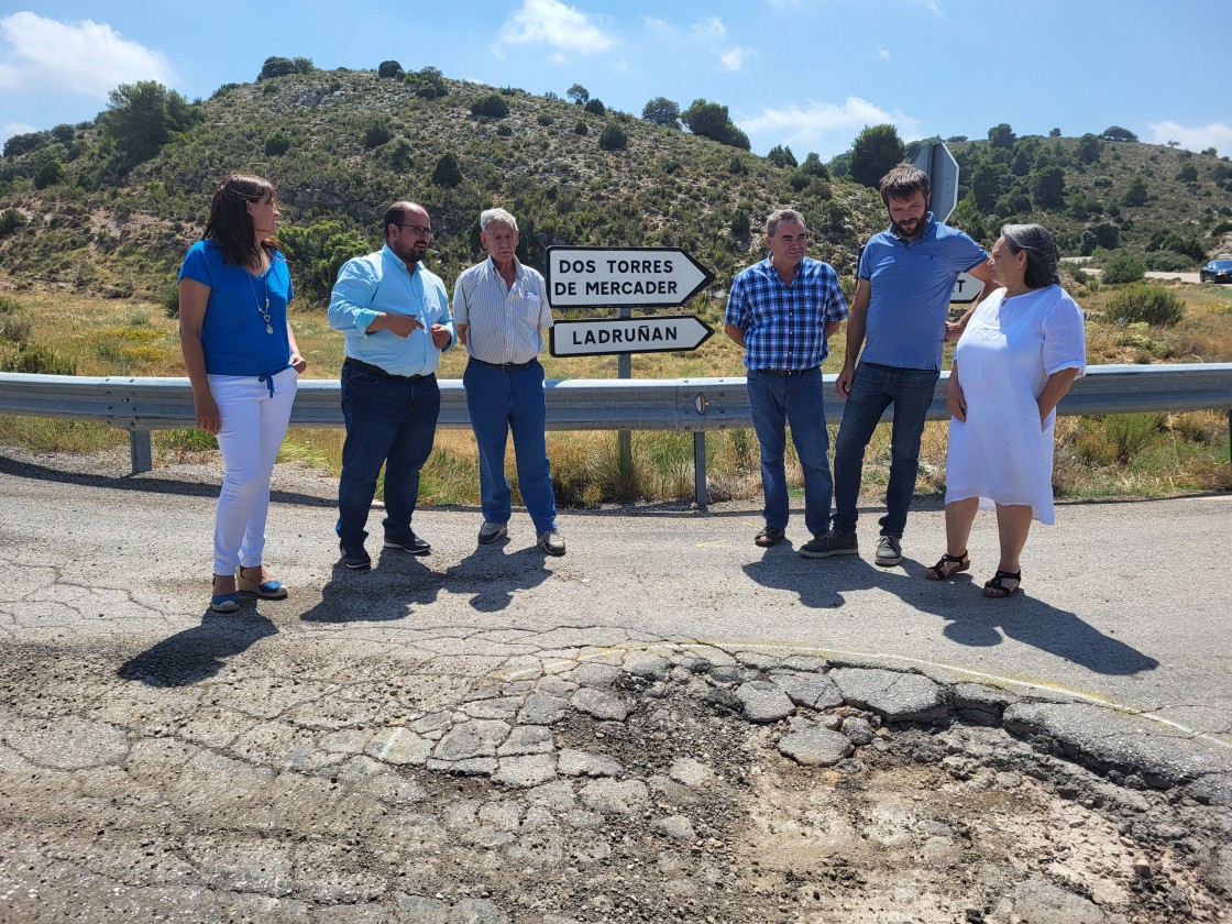 Diputación de Teruel invertirá 1.230.000 euros en reparar la pista que une la A-226 en Castellote con los barrios pedáneos