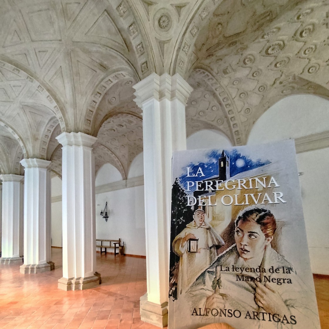 Alfonso Artigas presenta en Estercuel una novela de intrigas con dosis de historia ambientada en el monasterio del Olivar