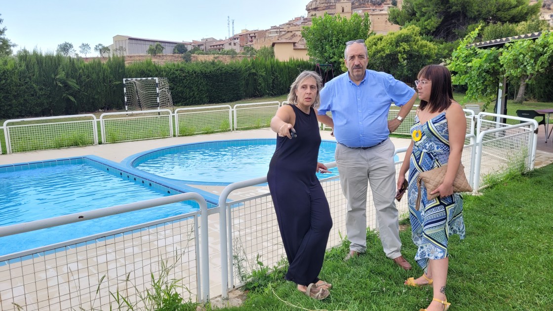La reforma de los vasos infantiles de las piscinas de Monroyo termina con las fugas de agua