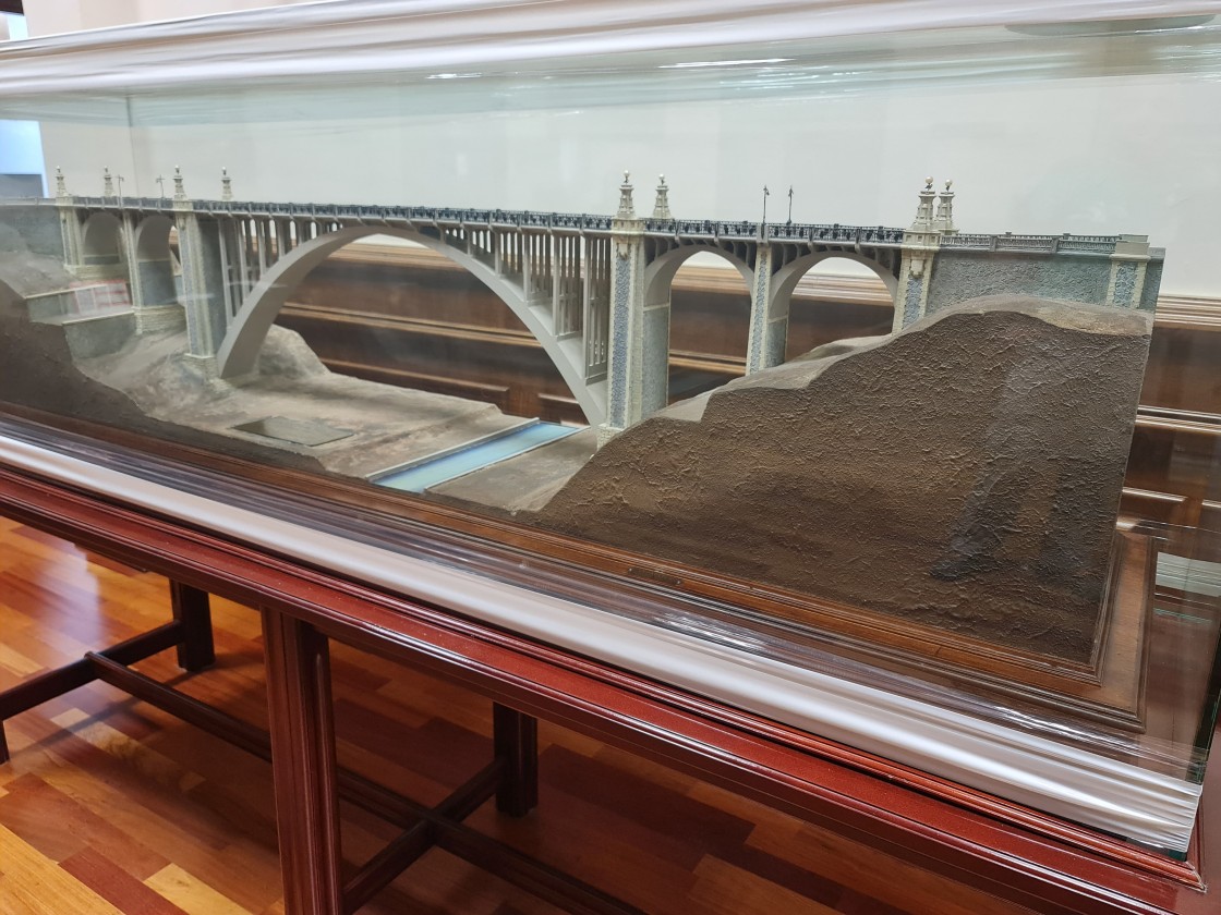La maqueta del Viaducto de Teruel viajará hasta Zaragoza para formar parte de una exposición temporal