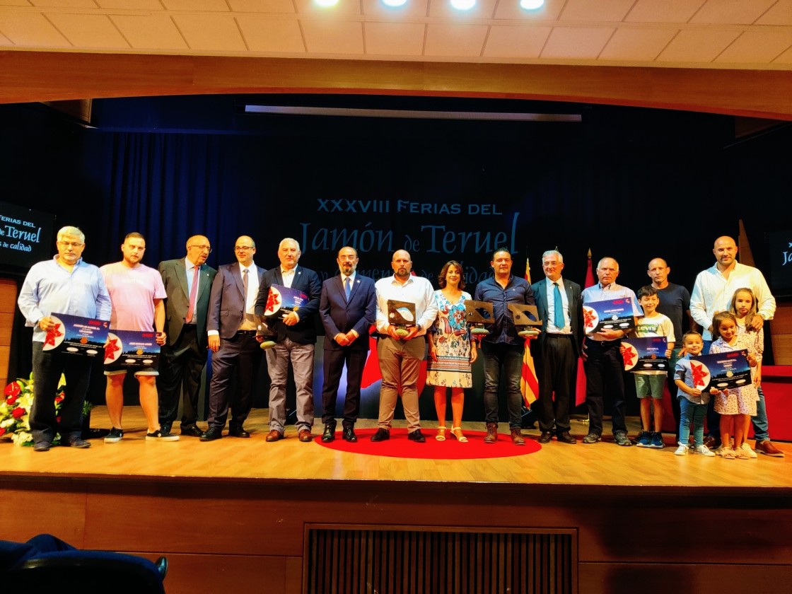 Una pieza de Jaelca curada durante 133 semanas en el secadero de Teruel gana el primer premio del Concurso de Calidad de la Feria del Jamón