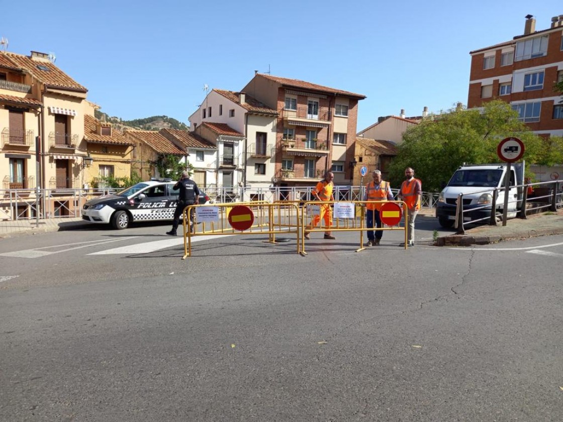 El Ayuntamiento de Teruel corta al tráfico la calle Jardinera en su primer tramo por obras en las rondas y su entorno