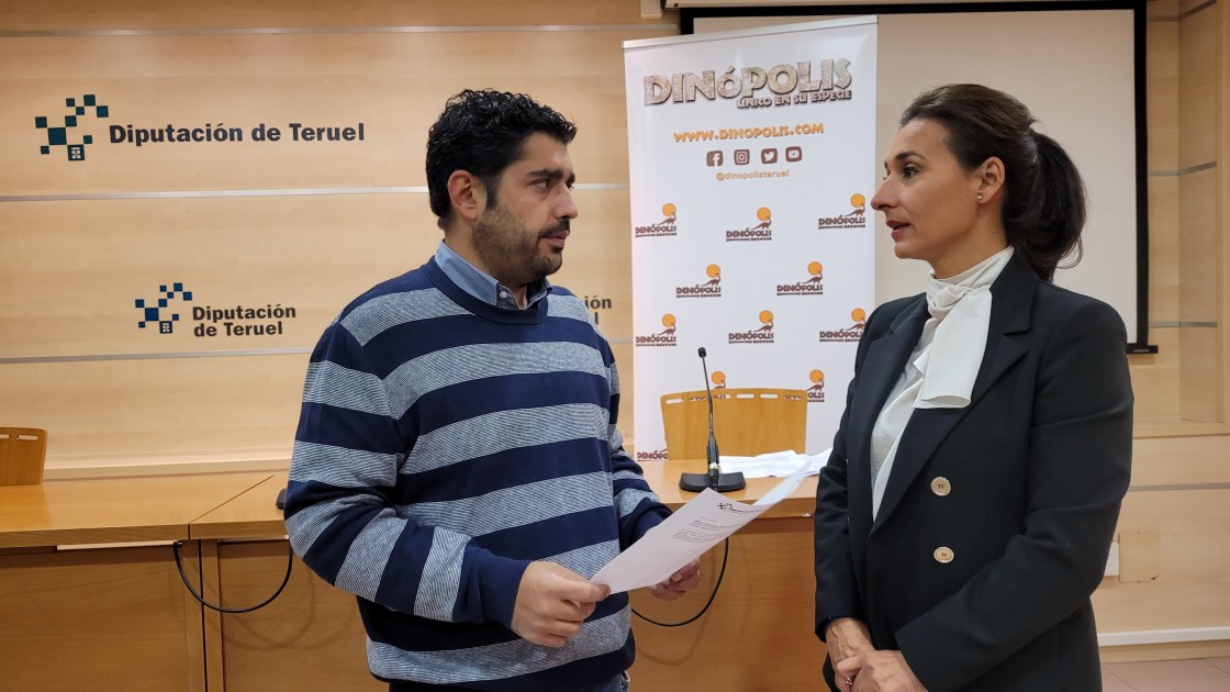 Diputación de Teruel promueve una campaña para que los escolares de la provincia aprendan con Dinópolis