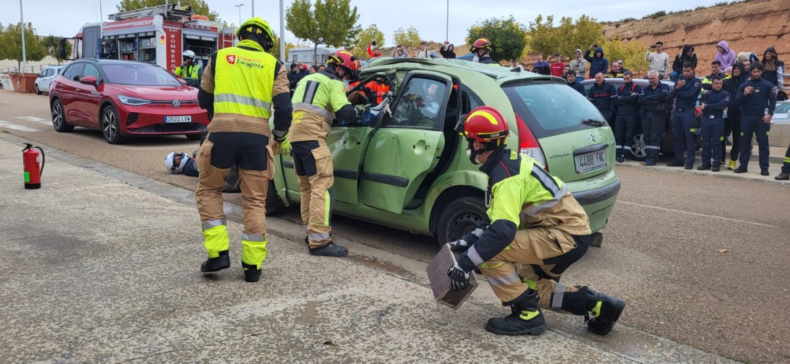 Doscientos especialistas de toda España se forman en rescates en accidentes de tráfico en Technopark