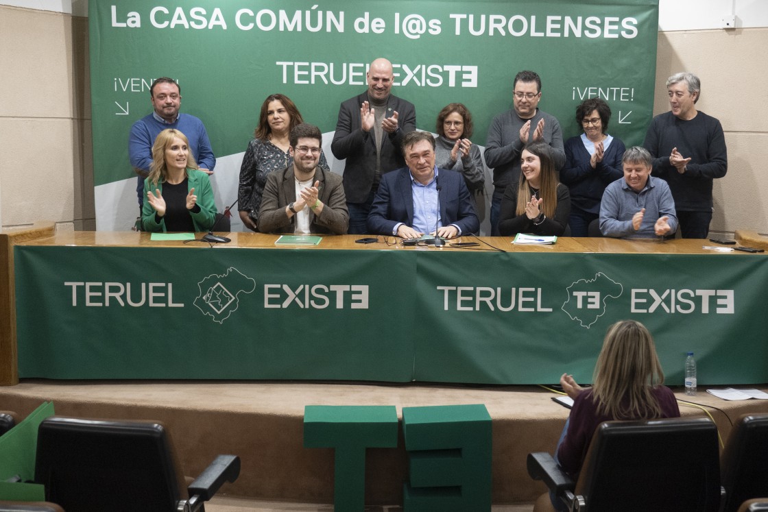 Tomás Guitarte, elegido coordinador general de Teruel Existe en su asamblea fundacional como partido político