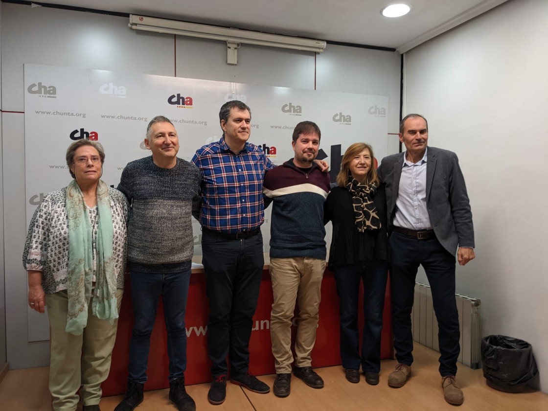 José Manuel Salvador, Marisa Romero, Iñaki Belanche, Ana Blasco y Marco Negredo, encabezarán la candidatura de CHA por Teruel en las Autonómicas de 2023