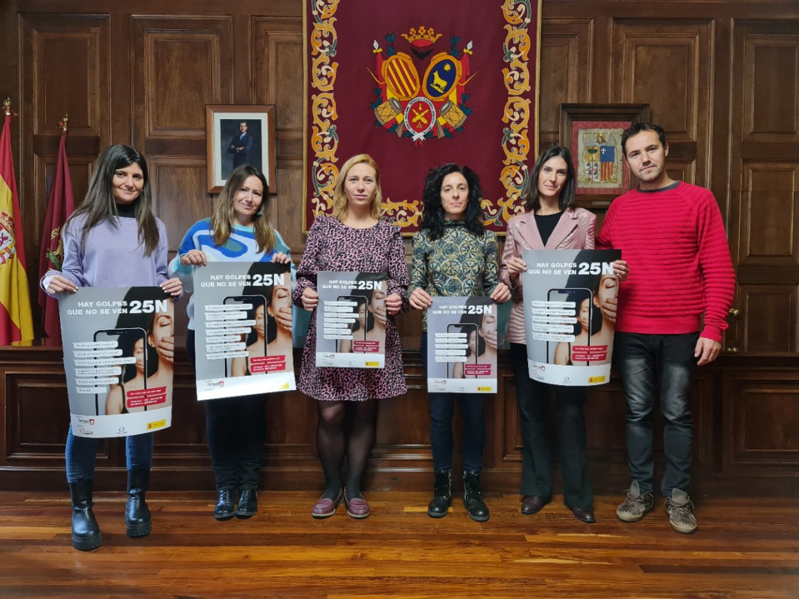 El Ayuntamiento de Teruel y la Fundación Amasol ponen en marcha una campaña contras las violencias invisibles por el 25N