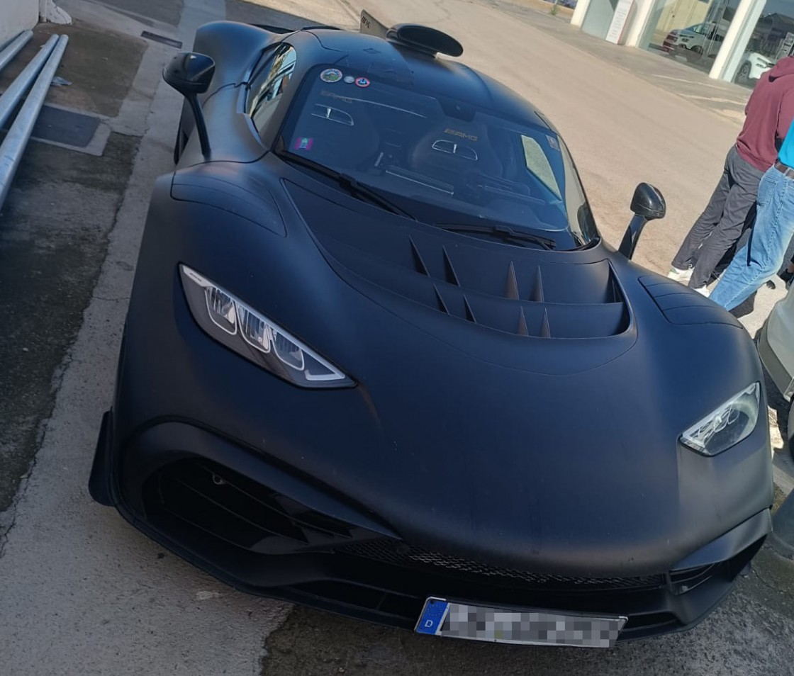 Al menos tres superdeportivos Mercedes AMG ONE han sido vistos en las carreteras turolenses