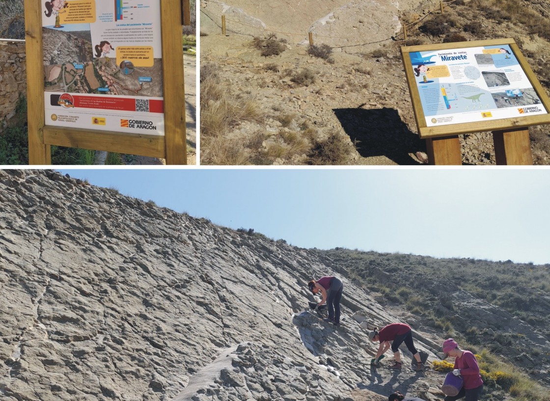 La Fundación Dinópolis sigue impulsando La Carretera de las Huellas de Dinosaurio en Teruel