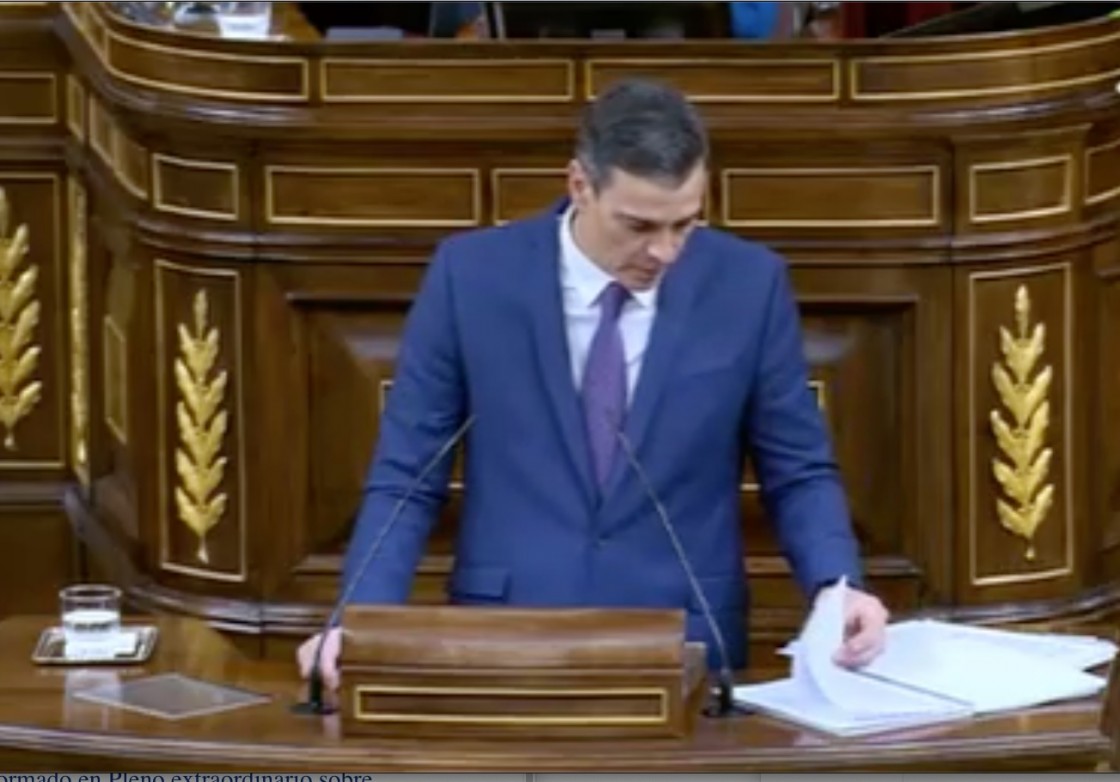 Pedro Sánchez se queda sin respuesta ante las críticas de Teruel Existe por las renovables