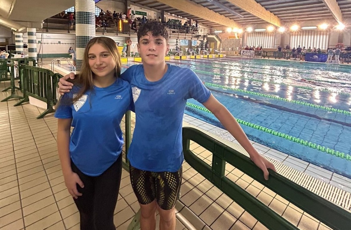 Dos turolenses destacan en el Campeonato de Aragón por edades de natación
