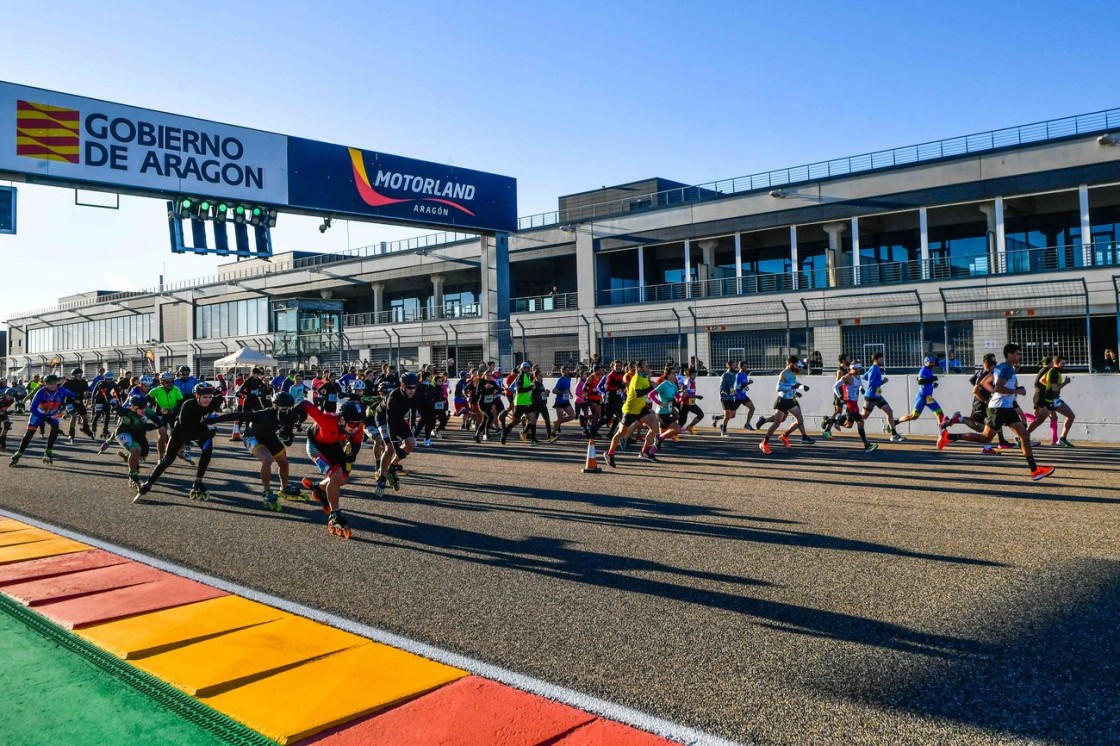 Más de mil participantes  en La Invernal de Motorland