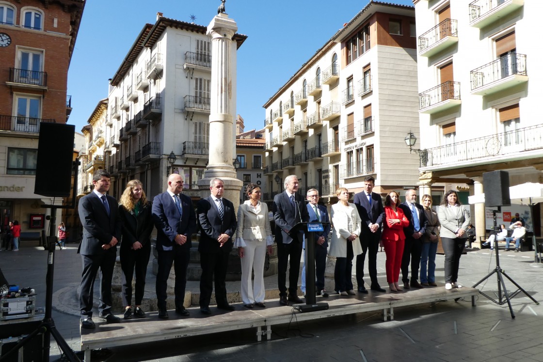 Azcón asegura que la lista autonómica del PP por Teruel 