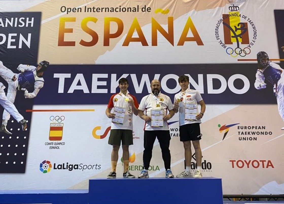 Los turolenses triunfan en el Open Internacional  de taekwondo