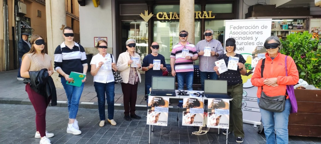Los vecinos de Teruel alertan y conciencian del riesgo que entraña para la salud el ruido excesivo
