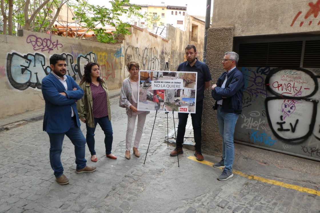 La candidatura municipal del PSOE en Teruel quiere que se cuide más la ciudad