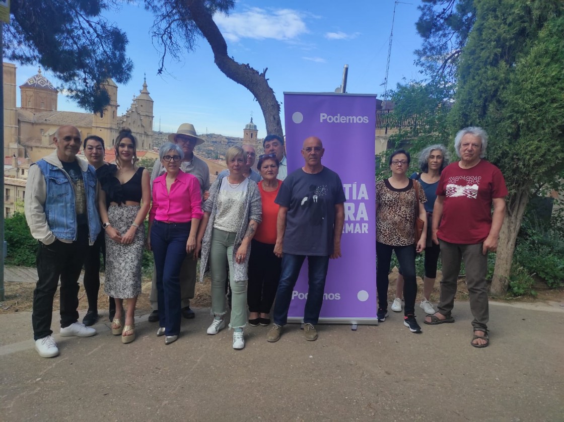 Podemos presenta una candidatura en Alcañiz que busca una ciudad 