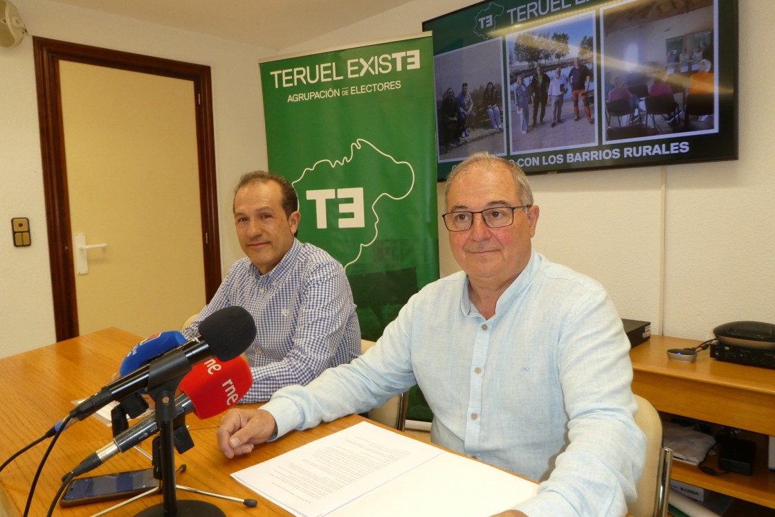 La candidatura municipal de Teruel Existe propone actuaciones específicas para los barrios rurales de la capital