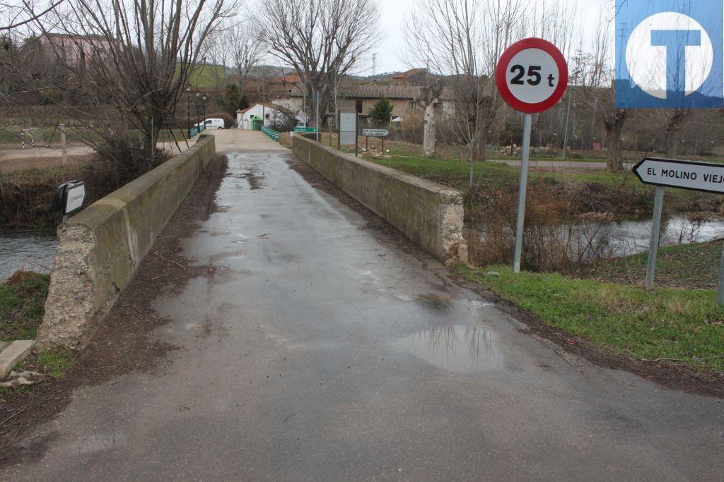 Burbáguena ensanchará y reforzará  el puente sobre el río Jiloca