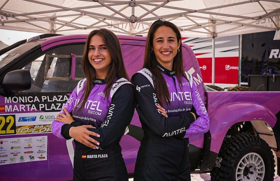Las hermanas Plaza quieren mantener el liderato del Campeonato de España de Rallyes todoterreno en Lorca