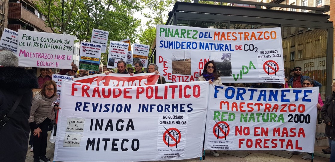 Paisajes de Teruel instará a Jorge Azcón a que paralice las peticiones para las renovables