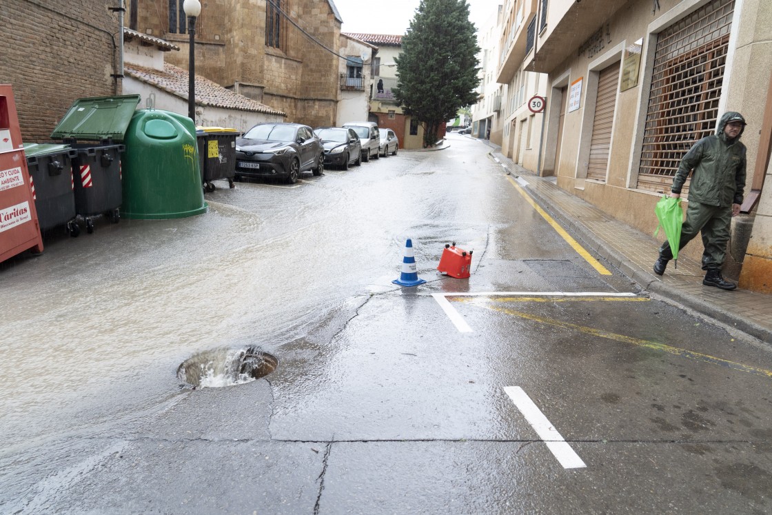 La ciudad de Teruel registra 74,2 litros de lluvia por m2 en cuatro días, 28,2 más que la media en junio