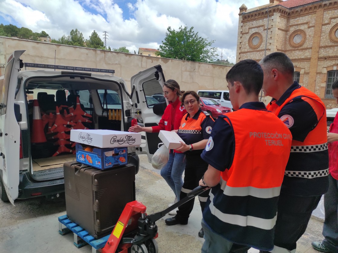Teruel se vuelca con los afectados por el derrumbe con multitud de gestos de generosidad