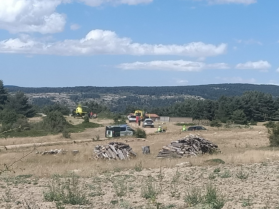 Herido grave un chico de 14 años tras caerse con la bicicleta en Griegos